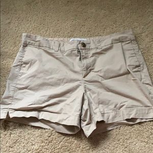 old navy khaki shorts size 12 worn twice